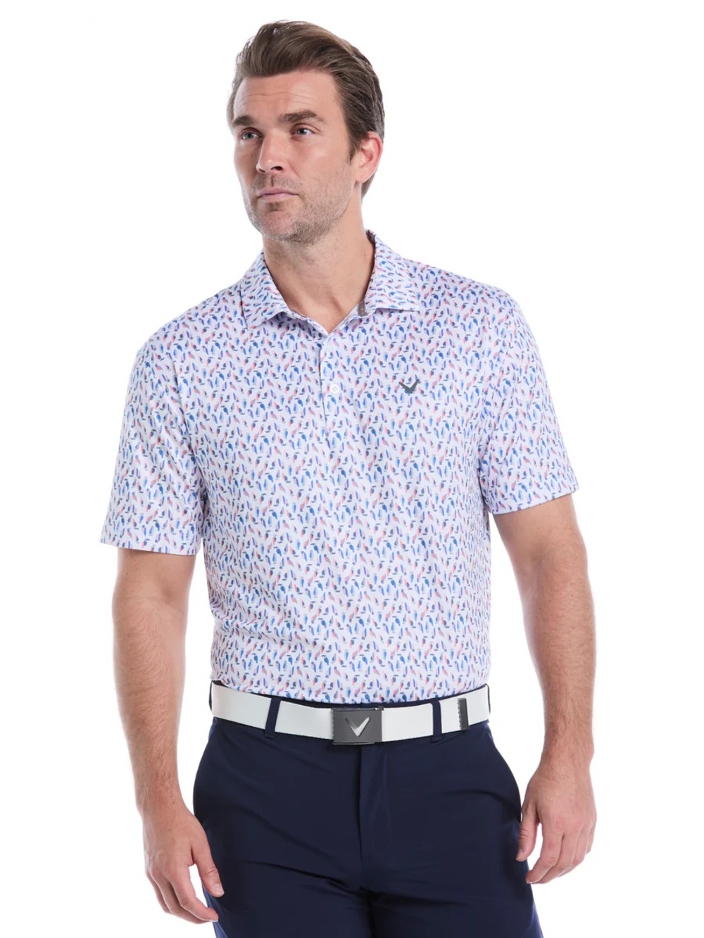 Callaway Men’s All Over Birdie Print Golf Polo | Size XXL